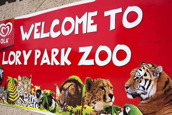 The Lory Park Zoo in Midrand